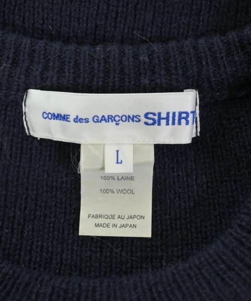 COMME des GARCONS SHIRT（コムデギャルソンシャツ）ニット・セーター 紺 サイズ:L メンズ/2200623098011