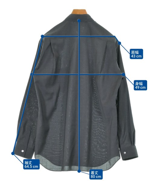 COMME des GARCONS SHIRT（コムデギャルソンシャツ）カジュアルシャツ グレー サイズ:M メンズ/2200624278061