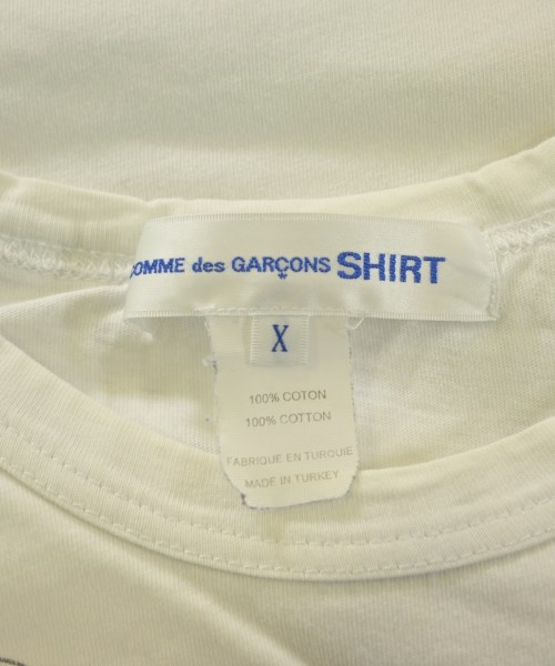 COMME des GARCONS SHIRT（コムデギャルソンシャツ）Tシャツ・カットソー 白 サイズ:X(M位) メンズ/2200612174214