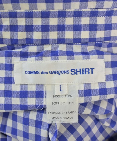 COMME des GARCONS SHIRT（コムデギャルソンシャツ）カジュアルシャツ 青 サイズ:L メンズ/2200624613046