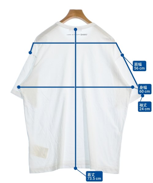 COMME des GARCONS SHIRT（コムデギャルソンシャツ）Tシャツ・カットソー 白 サイズ:L メンズ/2200624647027