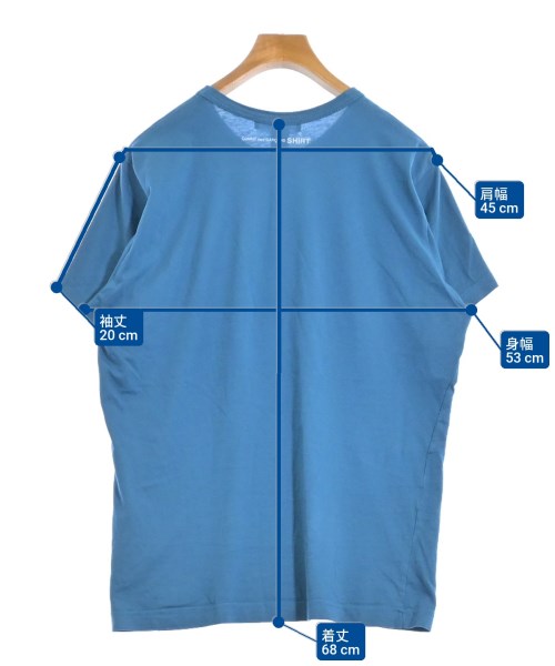 COMME des GARCONS SHIRT（コムデギャルソンシャツ）Tシャツ・カットソー 青 サイズ:L メンズ/2200624647072