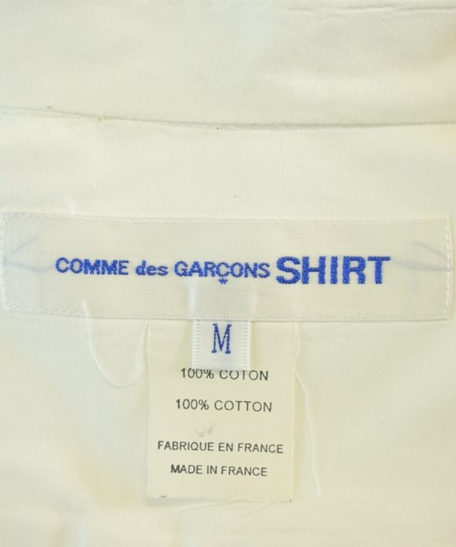 COMME des GARCONS SHIRT（コムデギャルソンシャツ）カジュアルシャツ 白 サイズ:M メンズ/2200624883029