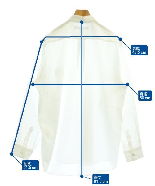 COMME des GARCONS SHIRT（コムデギャルソンシャツ）カジュアルシャツ 白 サイズ:M メンズ/2200624883029