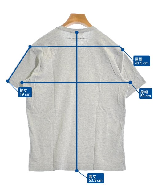 COMME des GARCONS SHIRT（コムデギャルソンシャツ）Tシャツ・カットソー グレー サイズ:M メンズ/2200624899150