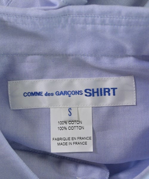 COMME des GARCONS SHIRT（コムデギャルソンシャツ）カジュアルシャツ 青 サイズ:S メンズ/2200625058037