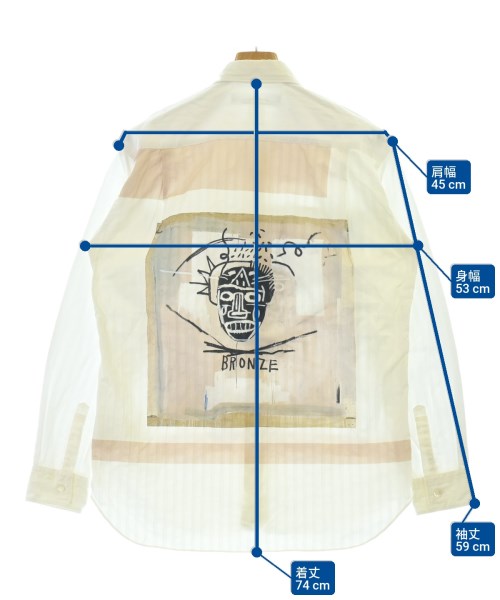 COMME des GARCONS SHIRT（コムデギャルソンシャツ）カジュアルシャツ 白 サイズ:S メンズ/2200625682027