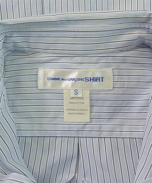 COMME des GARCONS SHIRT（コムデギャルソンシャツ）カジュアルシャツ 青 サイズ:S メンズ/2200626213084