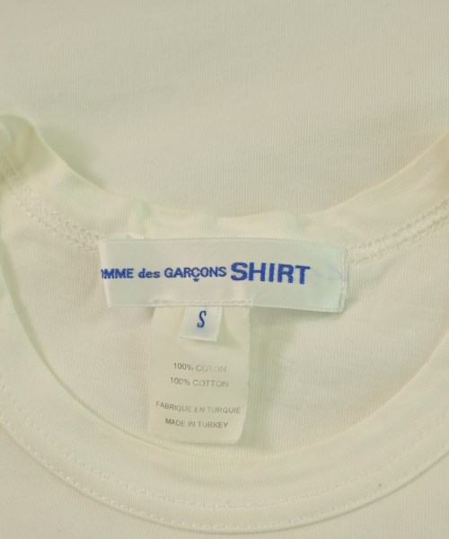 COMME des GARCONS SHIRT（コムデギャルソンシャツ）Tシャツ・カットソー 白 サイズ:S メンズ/2200625218042