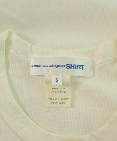 COMME des GARCONS SHIRT（コムデギャルソンシャツ）Tシャツ・カットソー 白 サイズ:S メンズ/2200625218059