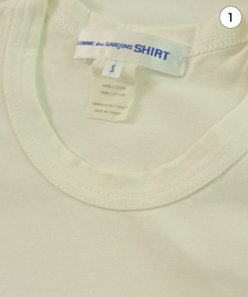 COMME des GARCONS SHIRT（コムデギャルソンシャツ）Tシャツ・カットソー 白 サイズ:S メンズ/2200625218059