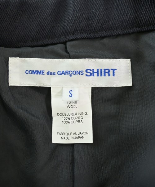 COMME des GARCONS SHIRT（コムデギャルソンシャツ）テーラードジャケット 紺 サイズ:S メンズ/2200626821012