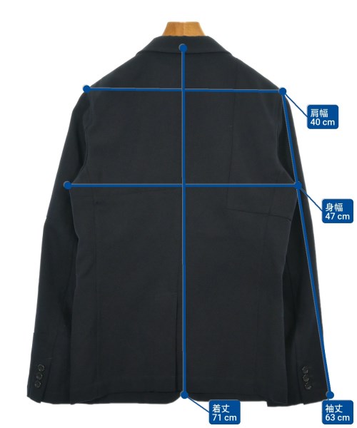 COMME des GARCONS SHIRT（コムデギャルソンシャツ）テーラードジャケット 紺 サイズ:S メンズ/2200626821012