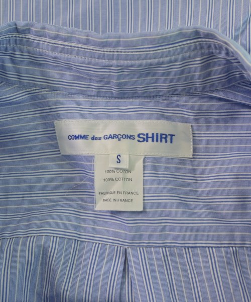 COMME des GARCONS SHIRT（コムデギャルソンシャツ）カジュアルシャツ 青 サイズ:S メンズ/2200624077022