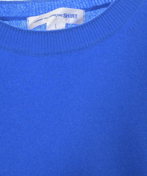 COMME des GARCONS SHIRT（コムデギャルソンシャツ）ニット・セーター 青 サイズ:L メンズ/2200628304131