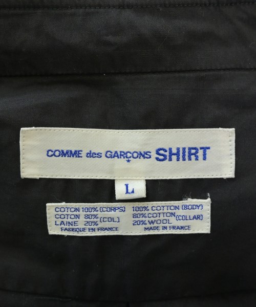 COMME des GARCONS SHIRT（コムデギャルソンシャツ）カジュアルシャツ 黒 サイズ:L メンズ/2200628859037