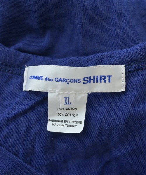 COMME des GARCONS SHIRT（コムデギャルソンシャツ）Tシャツ・カットソー 青 サイズ:XL メンズ/2200615988160