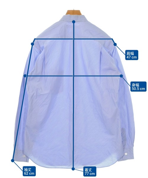 COMME des GARCONS SHIRT（コムデギャルソンシャツ）カジュアルシャツ 青 サイズ:S メンズ/2200629537019