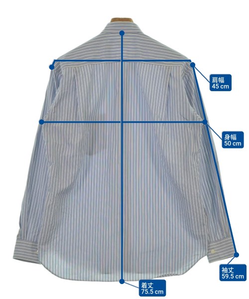 COMME des GARCONS SHIRT（コムデギャルソンシャツ）カジュアルシャツ 青 サイズ:S メンズ/2200630659045