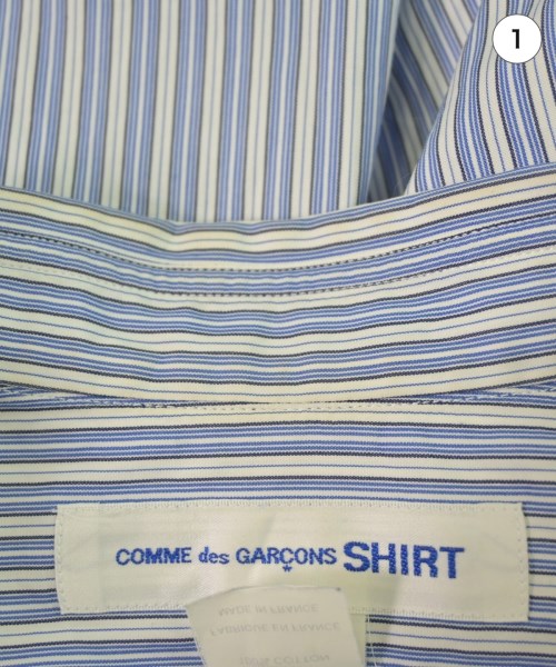 COMME des GARCONS SHIRT（コムデギャルソンシャツ）カジュアルシャツ 青 サイズ:S メンズ/2200630659045