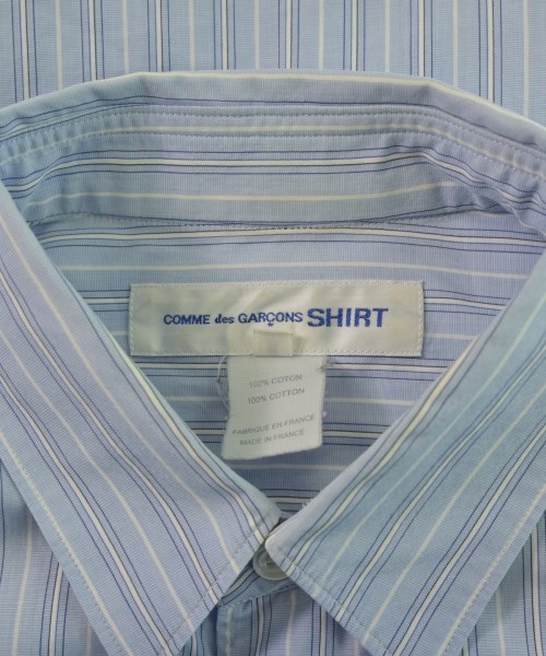 COMME des GARCONS SHIRT（コムデギャルソンシャツ）カジュアルシャツ 青 サイズ:S メンズ/2200630849057