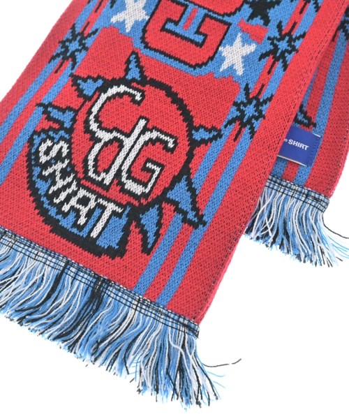 COMME des GARCONS SHIRT（コムデギャルソンシャツ）マフラー 赤 サイズ:- メンズ/2200631125037