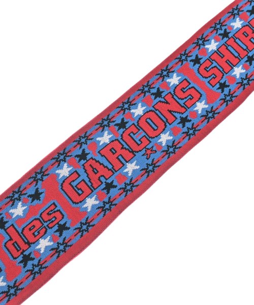 COMME des GARCONS SHIRT（コムデギャルソンシャツ）マフラー 赤 サイズ:- メンズ/2200631125037