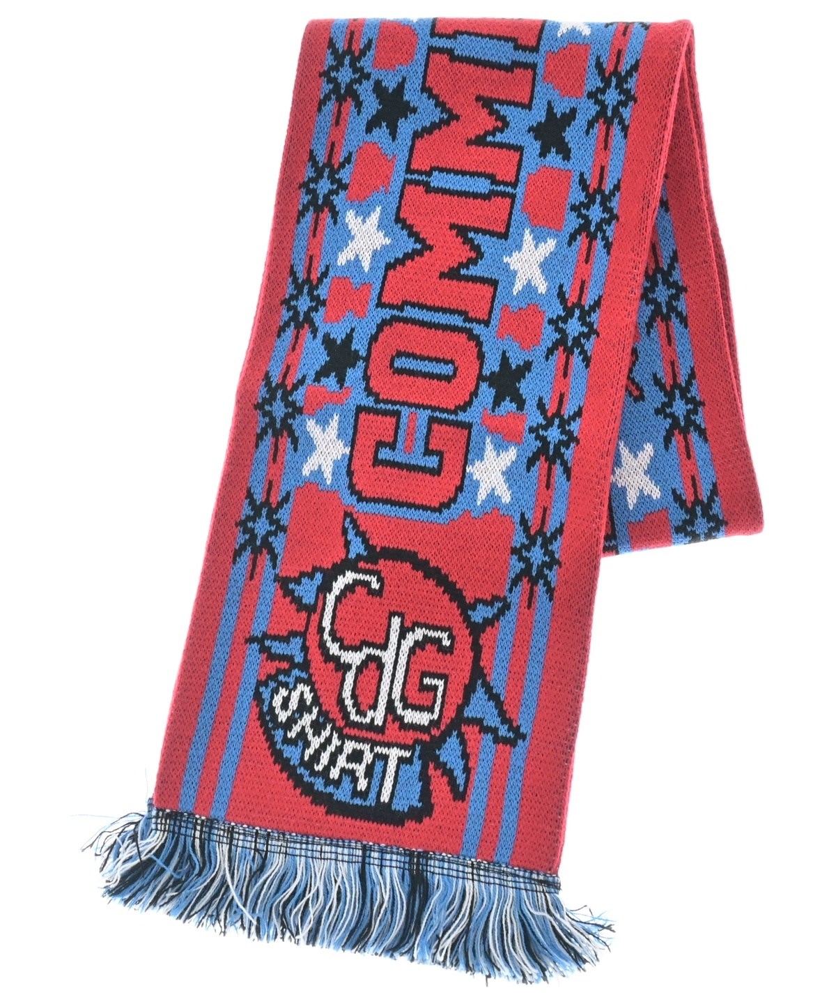 コムデギャルソン　シャツ　2020 マフラー COMME des GARCONS SHIRT（コムデギャルソンシャツ）マフラー 赤