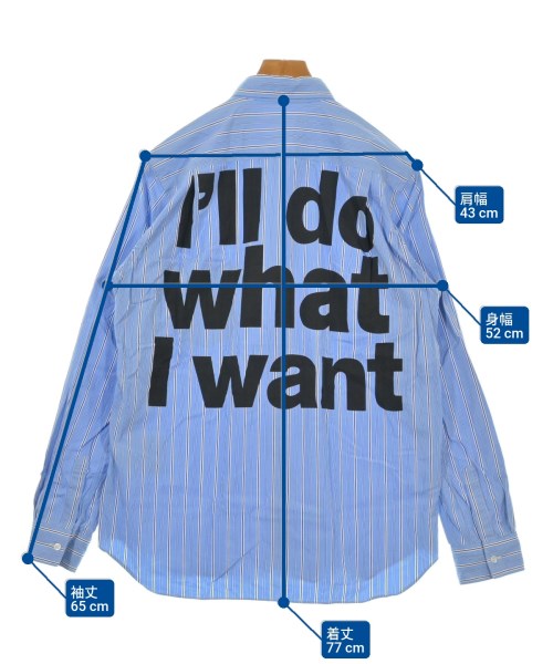 COMME des GARCONS SHIRT（コムデギャルソンシャツ）カジュアルシャツ 青 サイズ:M メンズ/2200621099065