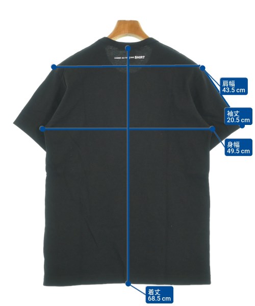 COMME des GARCONS SHIRT（コムデギャルソンシャツ）Tシャツ・カットソー 黒 サイズ:L メンズ/2200621667806