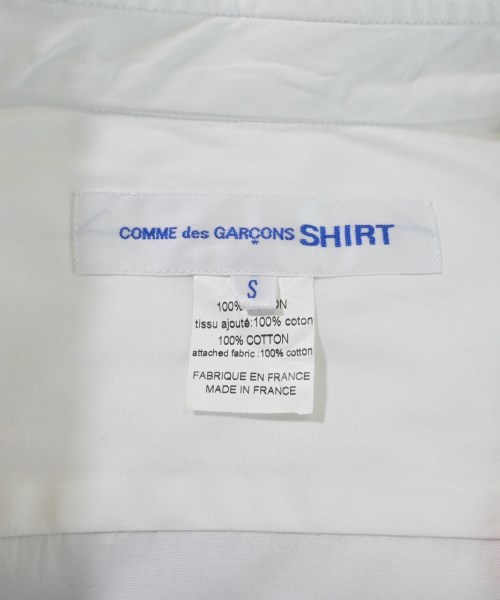 COMME des GARCONS SHIRT（コムデギャルソンシャツ）カジュアルシャツ 白 サイズ:S メンズ/2200632384020