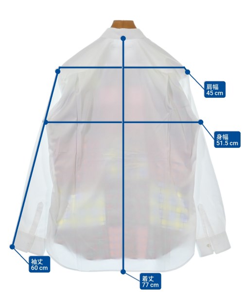 COMME des GARCONS SHIRT（コムデギャルソンシャツ）カジュアルシャツ 白 サイズ:S メンズ/2200632384020