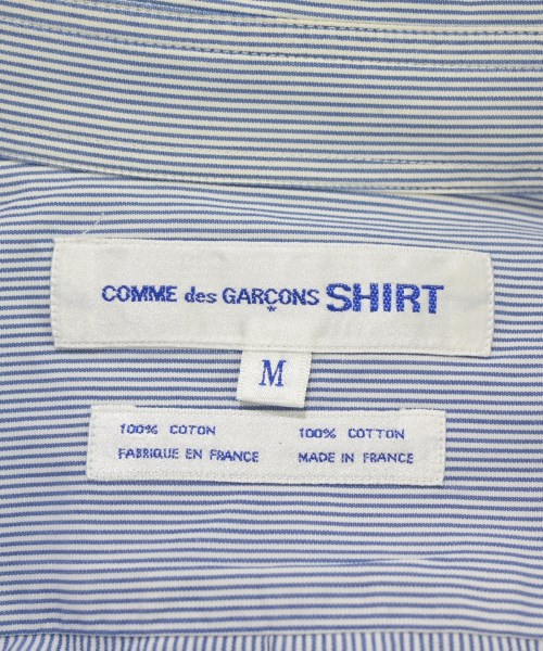 COMME des GARCONS SHIRT（コムデギャルソンシャツ）カジュアルシャツ 青 サイズ:M メンズ/2200624988373
