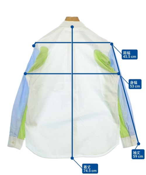 COMME des GARCONS SHIRT（コムデギャルソンシャツ）カジュアルシャツ 白 サイズ:S メンズ/2200624988588
