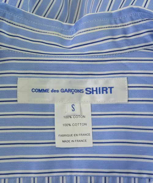 COMME des GARCONS SHIRT（コムデギャルソンシャツ）カジュアルシャツ 青 サイズ:S メンズ/2200634334030