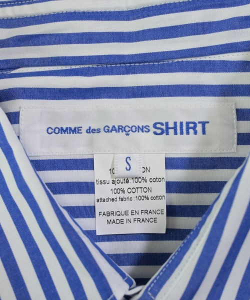 COMME des GARCONS SHIRT（コムデギャルソンシャツ）カジュアルシャツ 青 サイズ:S メンズ/2200609888070