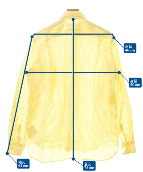 COMME des GARCONS SHIRT（コムデギャルソンシャツ）カジュアルシャツ 黄 サイズ:M メンズ/2200610213038