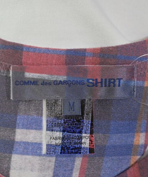 COMME des GARCONS SHIRT（コムデギャルソンシャツ）Tシャツ・カットソー 赤 サイズ:M メンズ/2200609937143