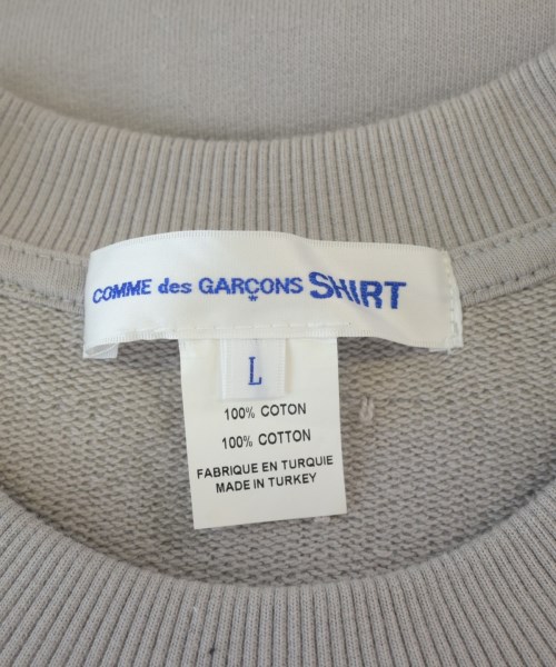 COMME des GARCONS SHIRT（コムデギャルソンシャツ）スウェット グレー サイズ:L メンズ/2200609937150
