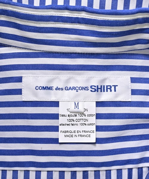 COMME des GARCONS SHIRT（コムデギャルソンシャツ）カジュアルシャツ 青 サイズ:M メンズ/2200610446061