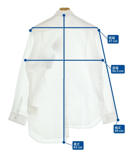 COMME des GARCONS SHIRT（コムデギャルソンシャツ）カジュアルシャツ 白 サイズ:S メンズ/2200610446108