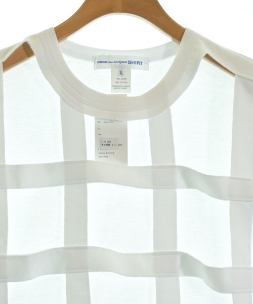 COMME des GARCONS SHIRT（コムデギャルソンシャツ）Tシャツ・カットソー 白 サイズ:XL メンズ/2200610446139