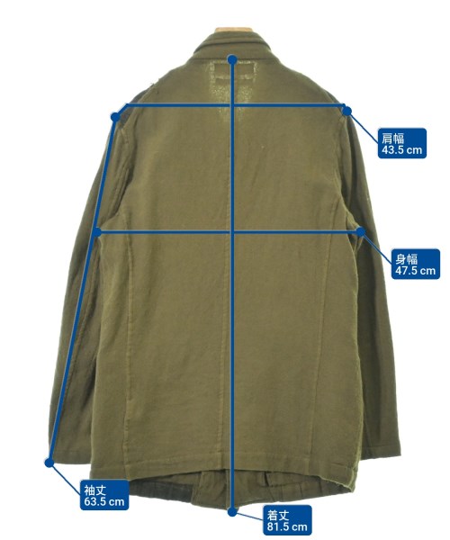 COMME des GARCONS SHIRT（コムデギャルソンシャツ）カジュアルジャケット カーキ サイズ:S メンズ/2200612682016