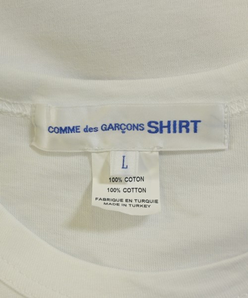 COMME des GARCONS SHIRT（コムデギャルソンシャツ）Tシャツ・カットソー 白 サイズ:L メンズ/2200612757042