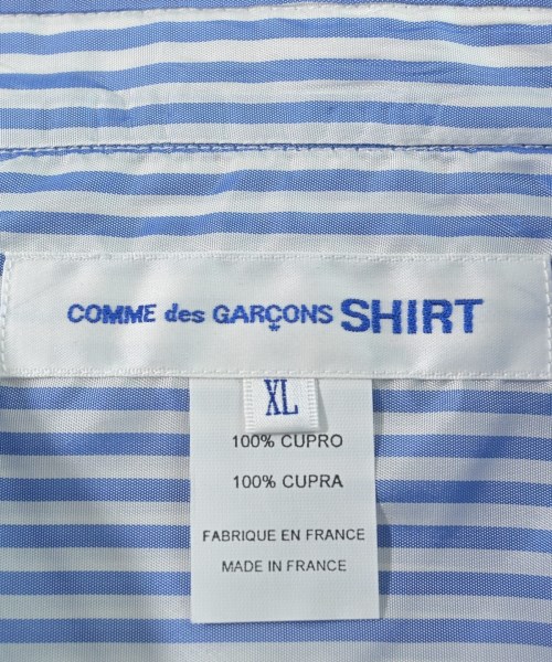 COMME des GARCONS SHIRT（コムデギャルソンシャツ）カジュアルシャツ 青 サイズ:XL メンズ/2200609996089
