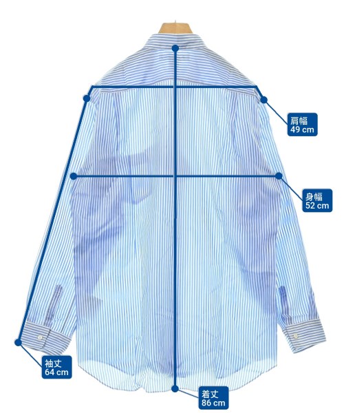 COMME des GARCONS SHIRT（コムデギャルソンシャツ）カジュアルシャツ 青 サイズ:XL メンズ/2200609996089