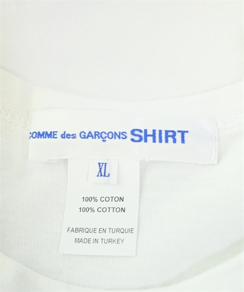 COMME des GARCONS SHIRT（コムデギャルソンシャツ）Tシャツ・カットソー 白 サイズ:XL メンズ/2200613183055