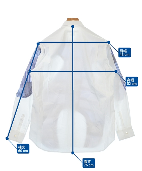 COMME des GARCONS SHIRT（コムデギャルソンシャツ）カジュアルシャツ 青 サイズ:S メンズ/2200613229104