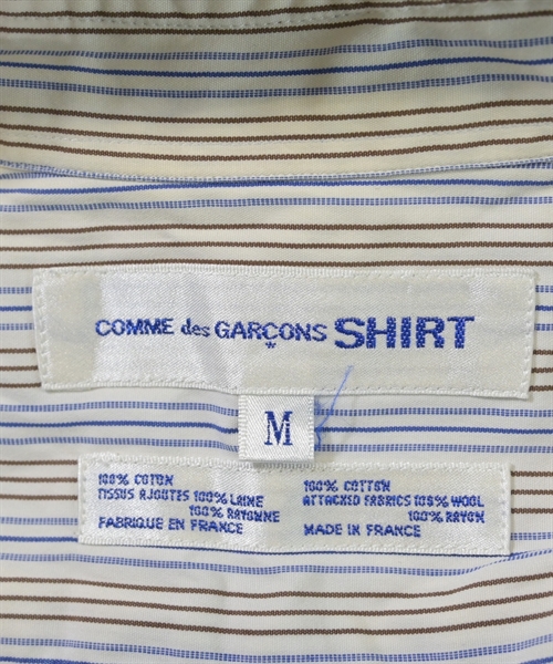 COMME des GARCONS SHIRT（コムデギャルソンシャツ）カジュアルシャツ 白 サイズ:M メンズ/2200613229197