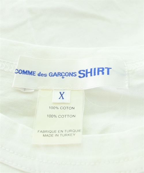 COMME des GARCONS SHIRT（コムデギャルソンシャツ）Tシャツ・カットソー 白 サイズ:X(XL位) メンズ/2200613229210